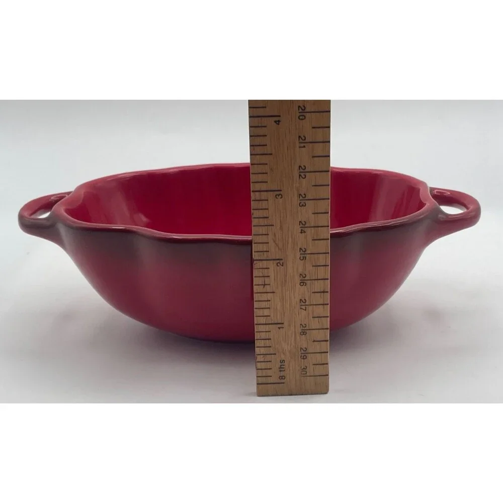 NEW Staub Petite Tomato Mini Cocotte Baking Dish 16 oz Red Double Handle No Lid